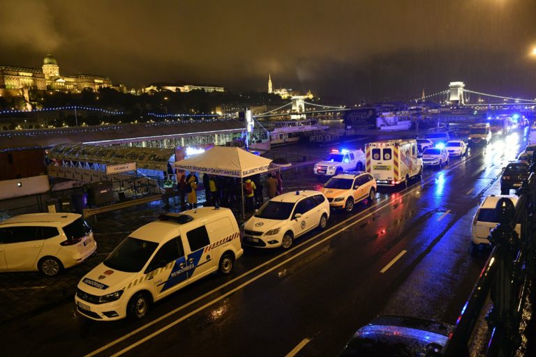 Budapešť, potopenie lode