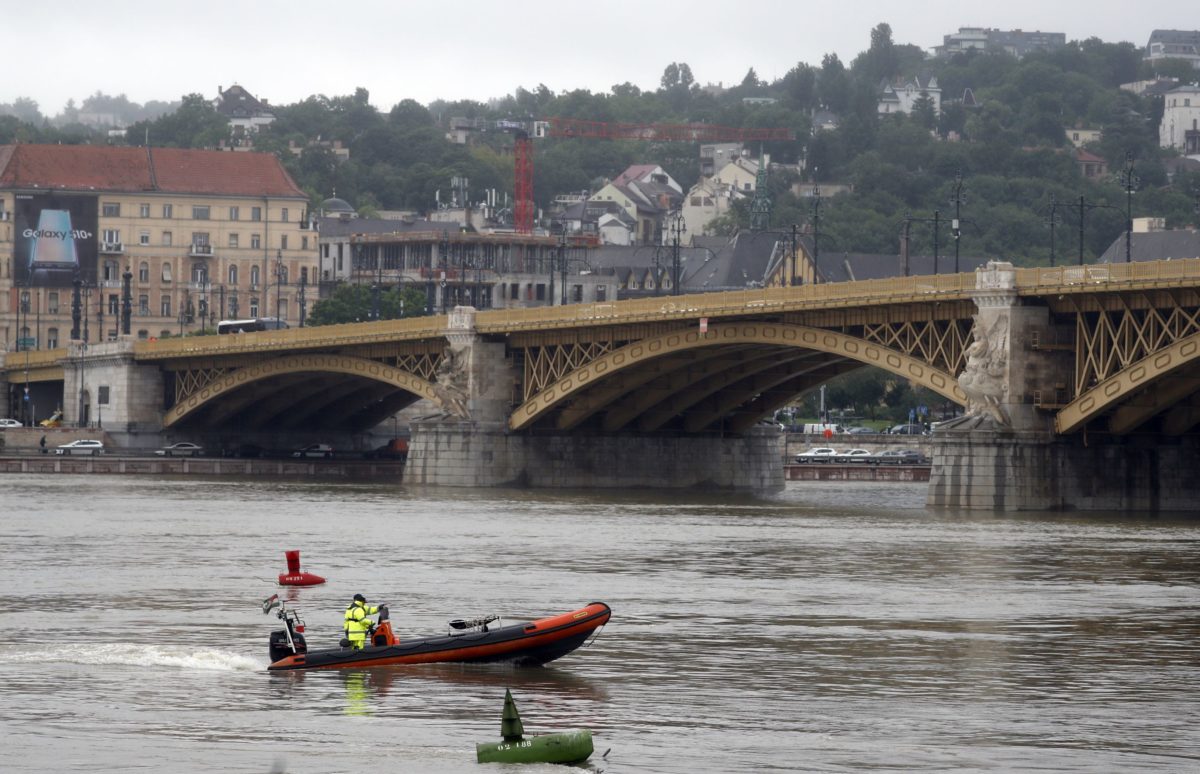 Budapešť, potopenie lode