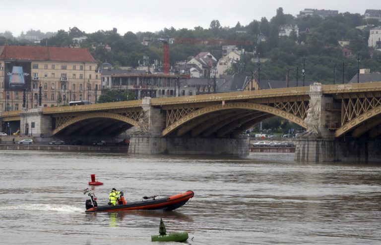 Budapešť, potopenie lode