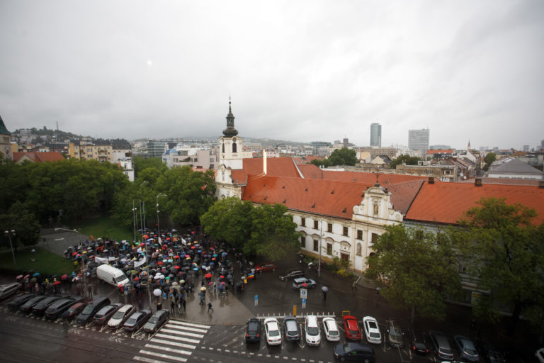 PROTEST: Stojíme pri kultúre