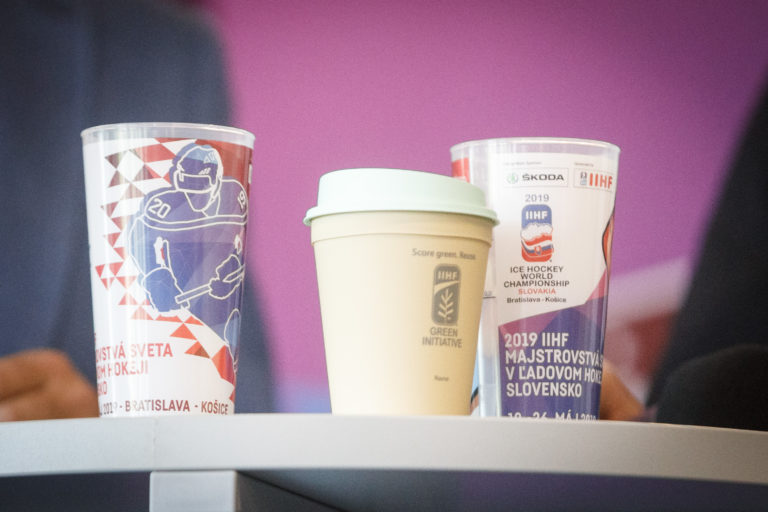 HOKEJ: Zelené opatrenia počas MS v hokeji 2019