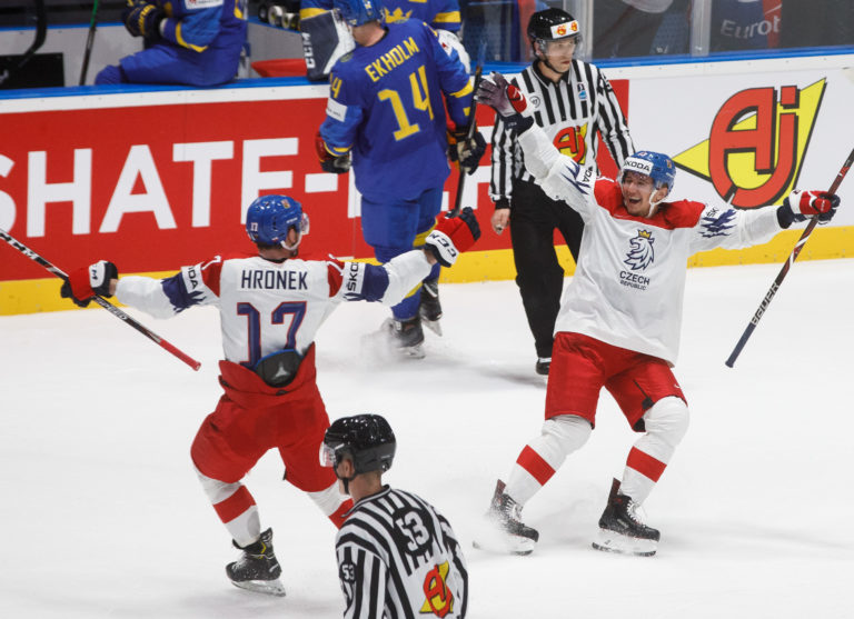 MS v hokeji 2019: Česko - Švédsko