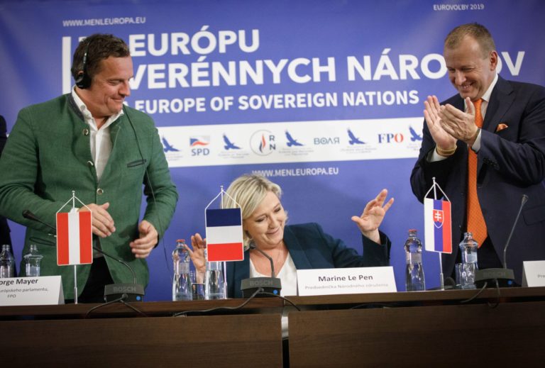 Boris Kollár, Marine Le Penová