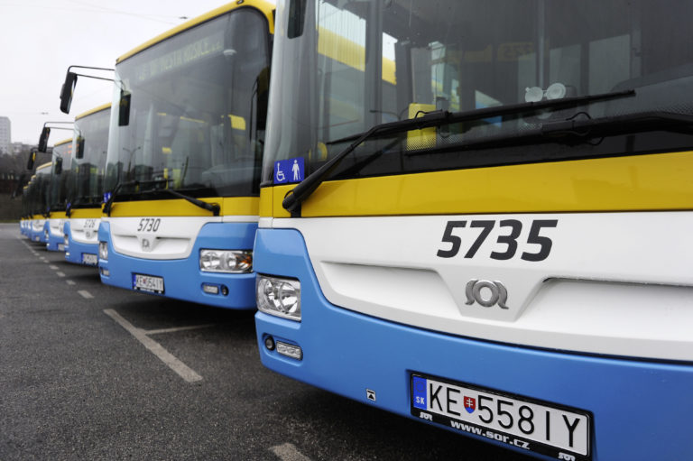 DPMK, autobus, Košice