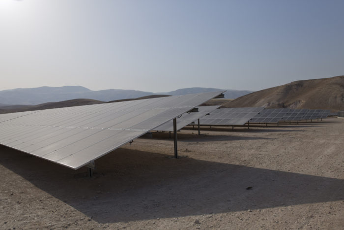 Palestína, solárna elektráreň