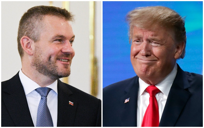 Peter Pellegrini, Donald Trump