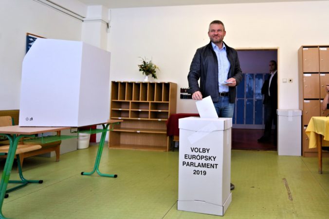 Voľby do Európskeho parlamentu (eurovoľby) 2019 na Slovensku. Peter Pellegrini