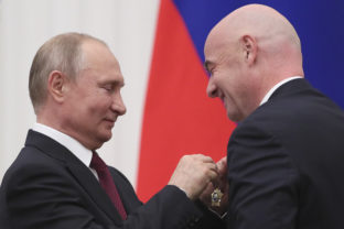 Vladimir Putin, Gianni Infantino