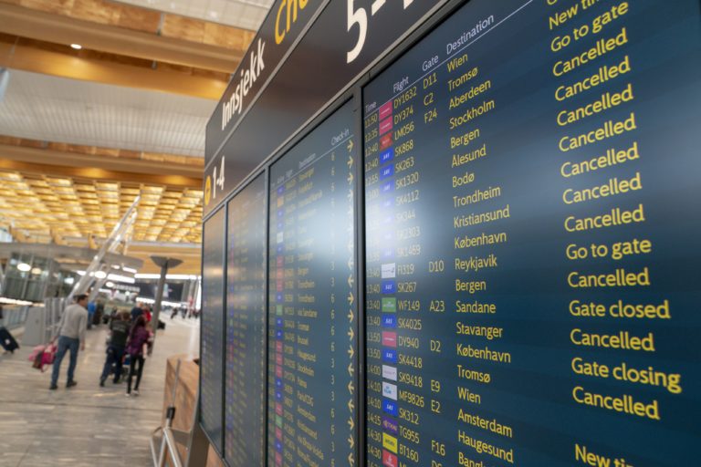 štrajk pilotov Scandinavian Airlines