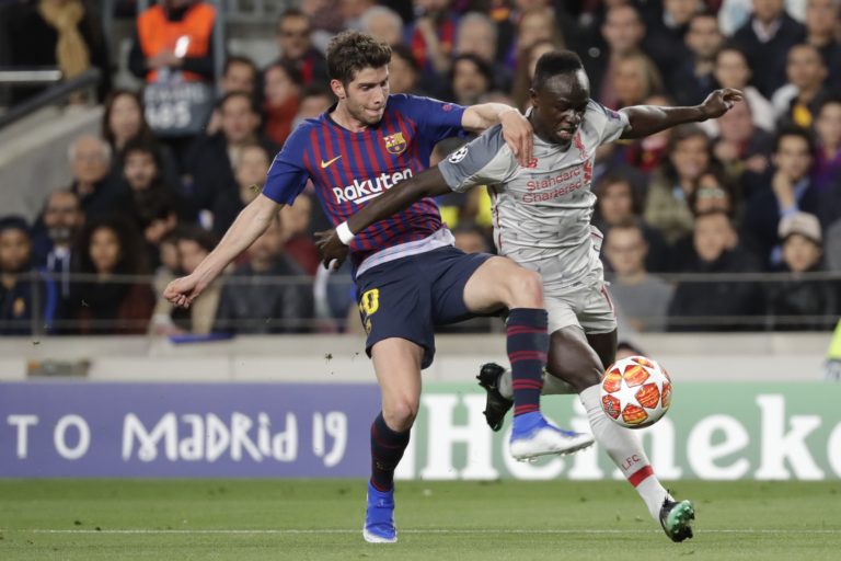 Sergi Roberto, Sadio Mane, Liga majstrov