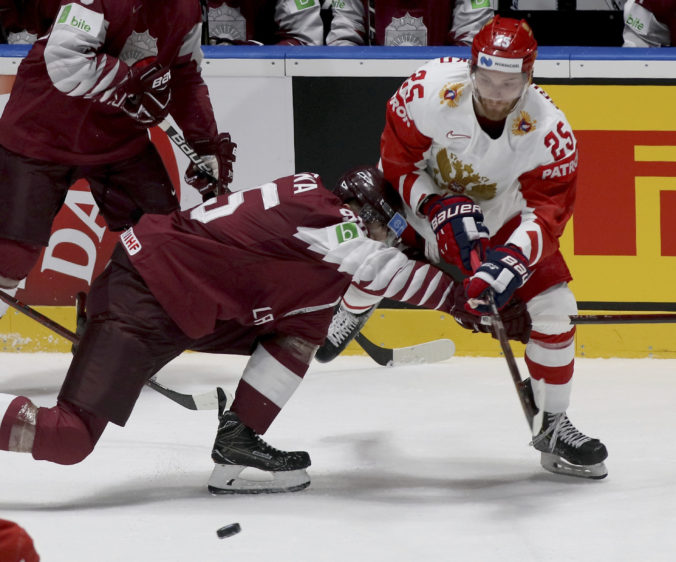 MS v hokeji 2019: Lotyšsko - Rusko
