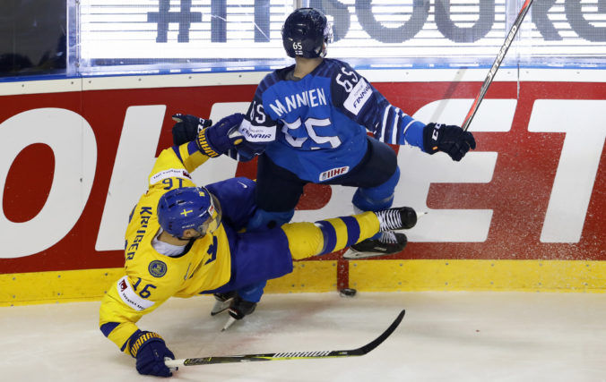 MS v hokeji 2019 (štvrťfinále): Fínsko - Švédsko