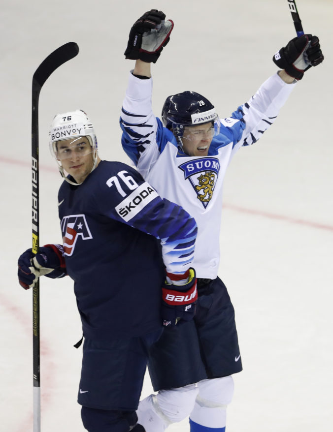 MS v hokeji 2019: USA - Fínsko