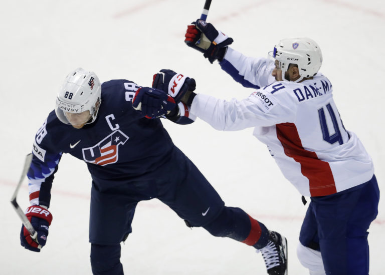 MS v hokeji 2019: USA - Francúzsko