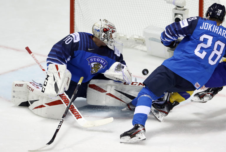 MS v hokeji 2019 (štvrťfinále): Fínsko - Švédsko