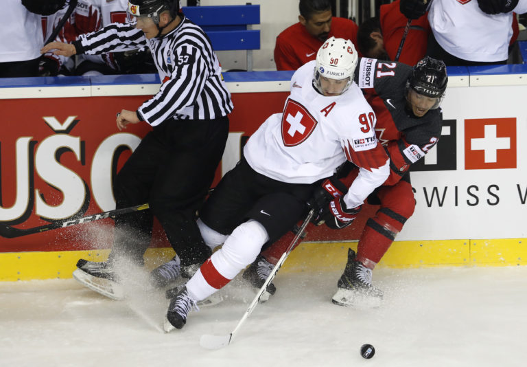 MS v hokeji 2019 (štvrťfinále): Kanada - Švajčiarsko