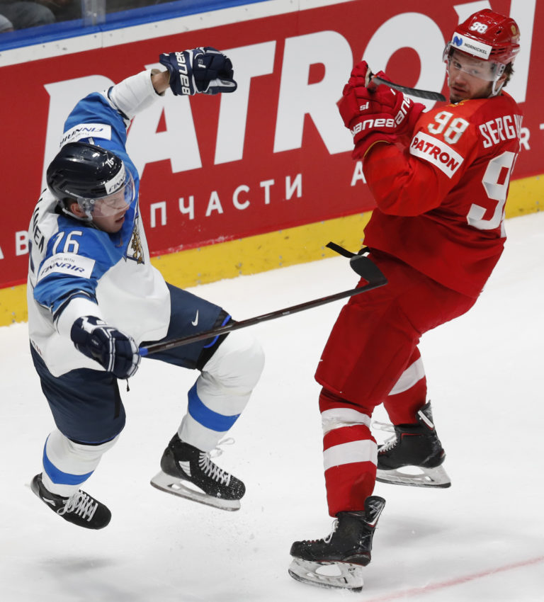 MS v hokeji 2019 (semifinále): Rusko - Fínsko