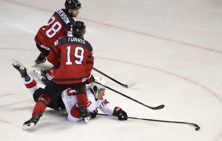 MS v hokeji 2019 (štvrťfinále): Kanada - Švajčiarsko