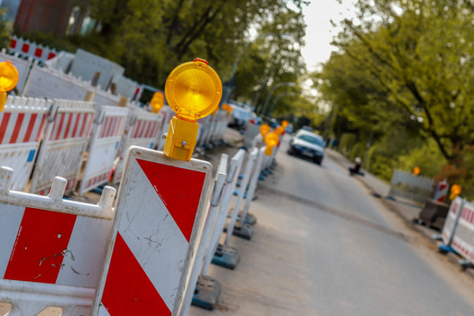 uzávierka, zátarasa, opravy