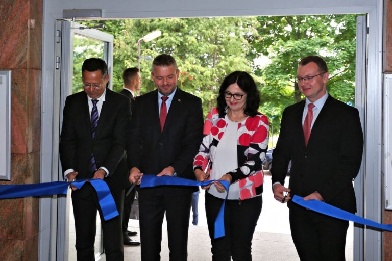 Pellegrini, Lubyová, Otvorenie zrekonštruovaného internátu UMB v Banskej Bystrici