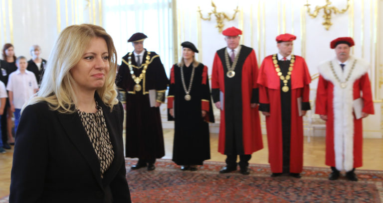 PREZIDENTKA: Vymenovala rektorov vysokých škôl