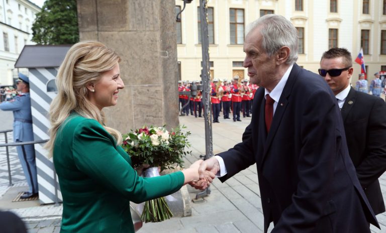 Zuzana Čaputová, Miloš Zeman
