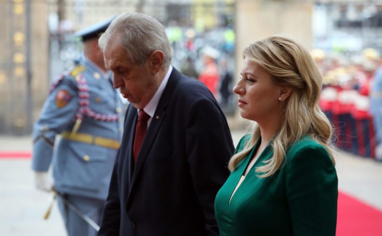 Zuzana Čaputová, Miloš Zeman