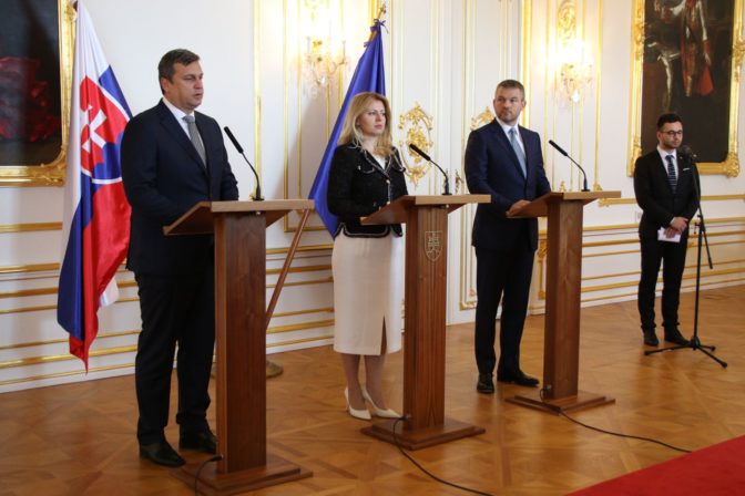 Andrej Danko, Zuzana Čaputová, Peter Pellegrini, deklarácia o zahraničnopolitickej orientácii Slovenska
