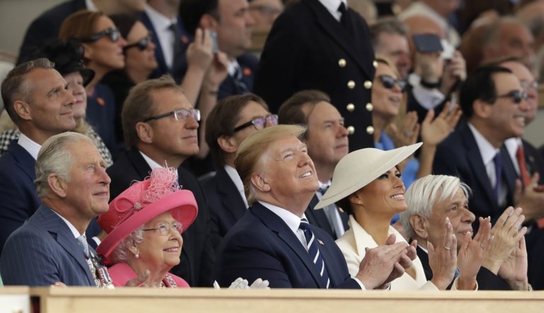 Kráľovná Alžbeta II., Donald Trump, 75. výročie Dňa D