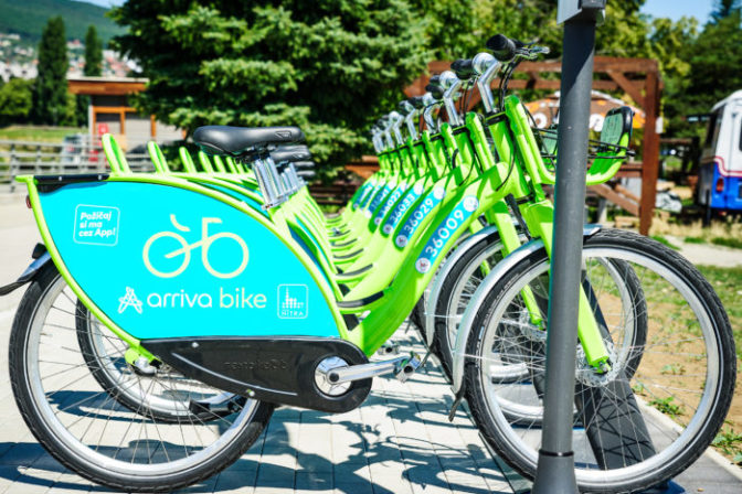 Arriva, Nitra, bicykle