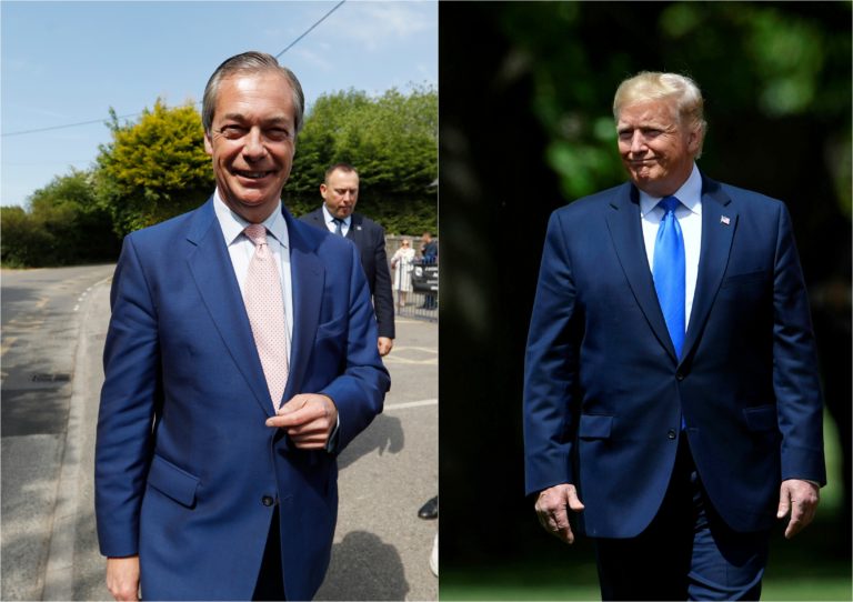 Trump, Farage