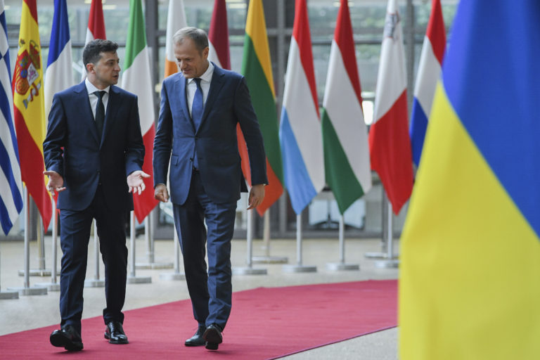 Volodymyr Zelenskyj, Donald Tusk