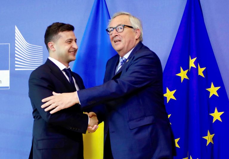 Jean Claude Juncker, Volodymyr Zelenskyj