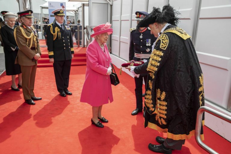 Kráľovná Alžbeta II., 75. výročie Dňa D