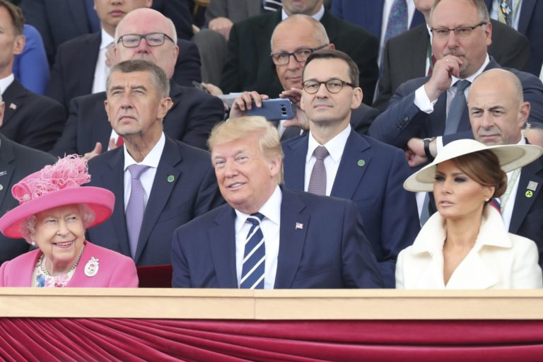 Kráľovná Alžbeta II., Donald Trump, 75. výročie Dňa D