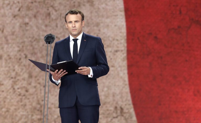 Emanuel Macron, 75. výročie Dňa vylodenia spojeneckých vojsk v Normandii