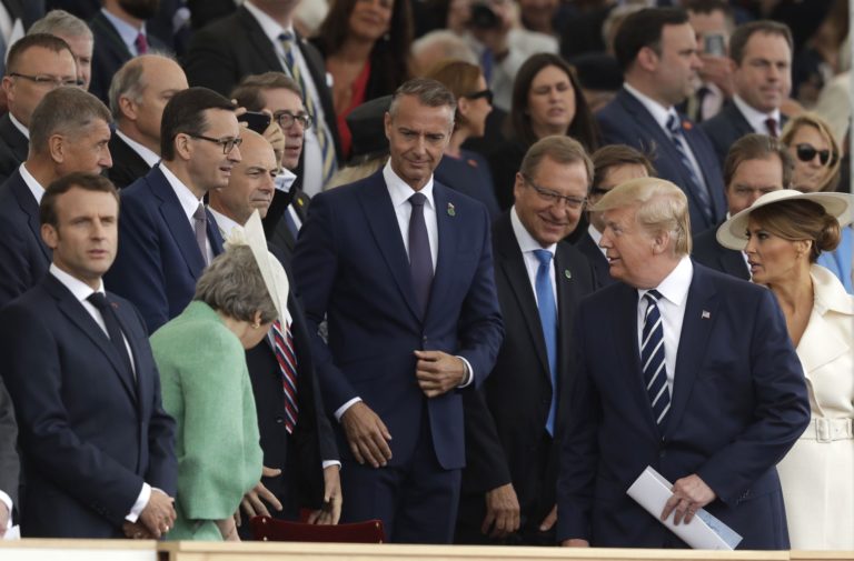 Richard Raši, Donald Trump, 75. výročie Dňa D