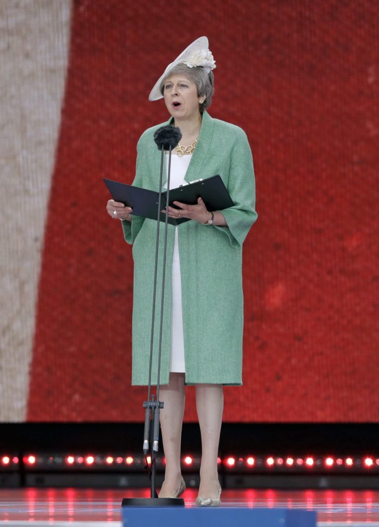 Theresa Mayová, 75. výročie Dňa vylodenia spojeneckých vojsk v Normandii