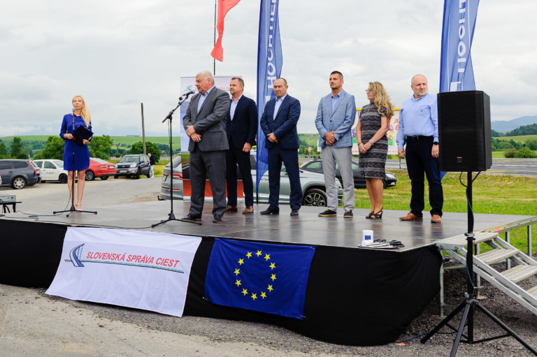 Slávnostné otvorenie obnovenej cesty I/65
