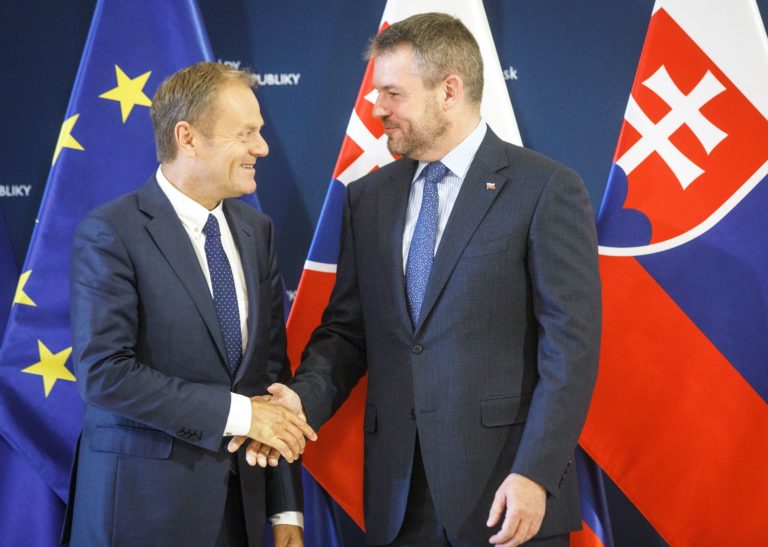 Donald Tusk, Peter Pellegrini