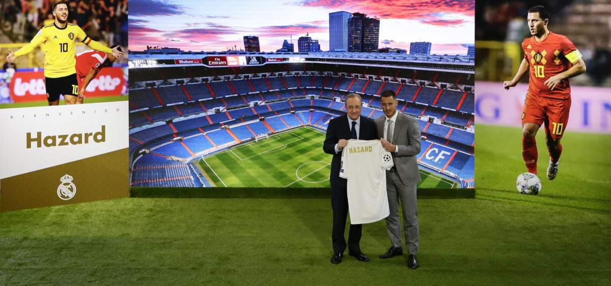 Florentino Pérez, Eden Hazard, Real Madrid