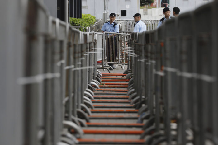 Hongkong, polícia, protesty