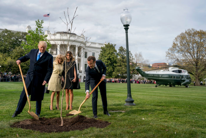 Emmanuel Macron, Donald Trump
