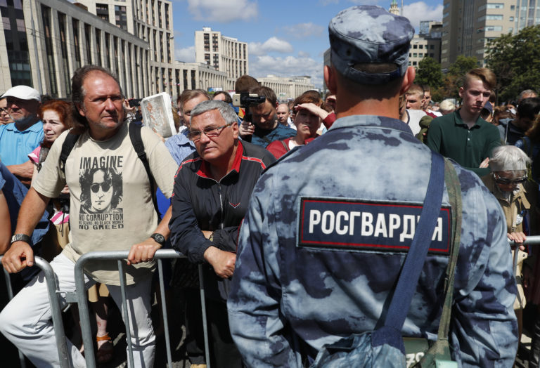 Protest, demonštrácia, Rusko