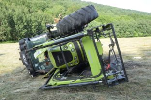 tragická dopravná nehoda, traktor