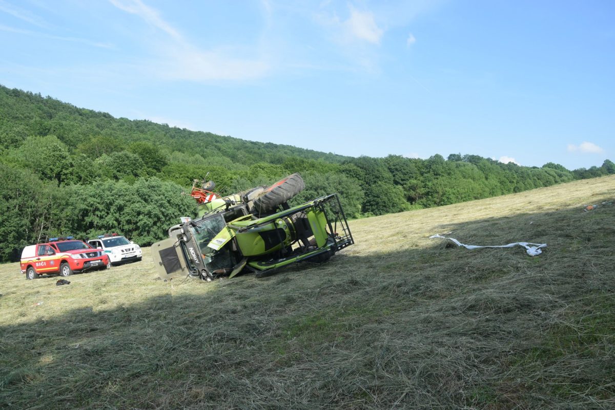 tragická dopravná nehoda, traktor