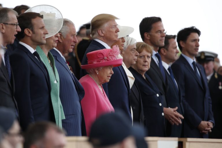 Kráľovná Alžbeta II., Donald Trump, 75. výročie Dňa D