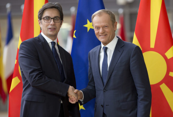 Donald Tusk, Stevo Pendarovski