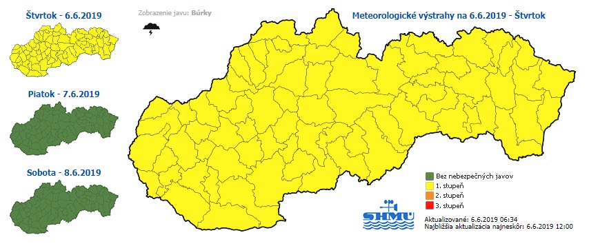 výstraha_búrky_štvrtok