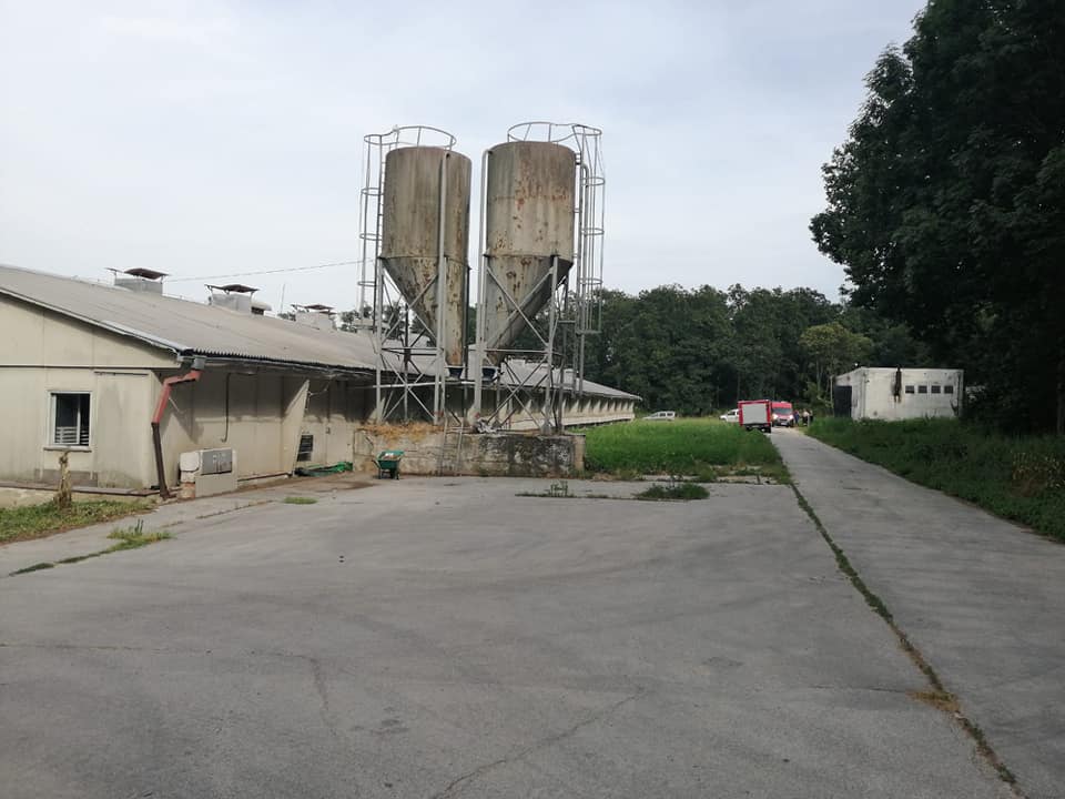 HASIČI: Výpadok elektriny na hydinovej farme